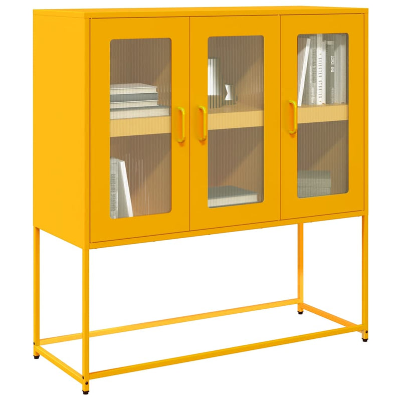 Dressoir 100,5X39X107 Cm Koudgewalst Staal