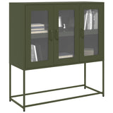 Dressoir 100,5X39X107 Cm Koudgewalst Staal