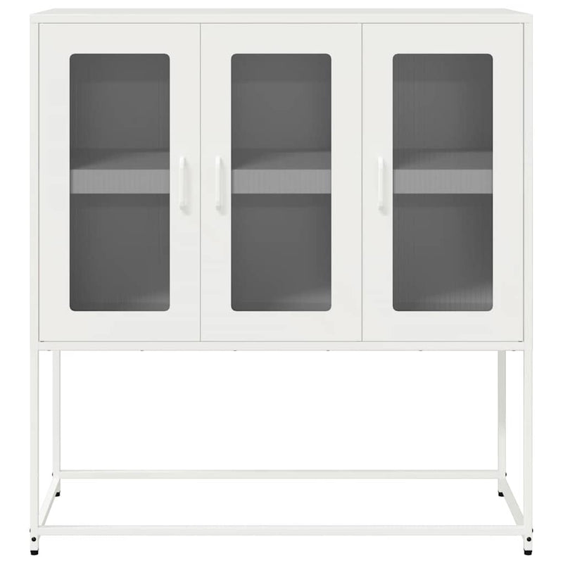 Dressoir 100,5X39X107 Cm Koudgewalst Staal