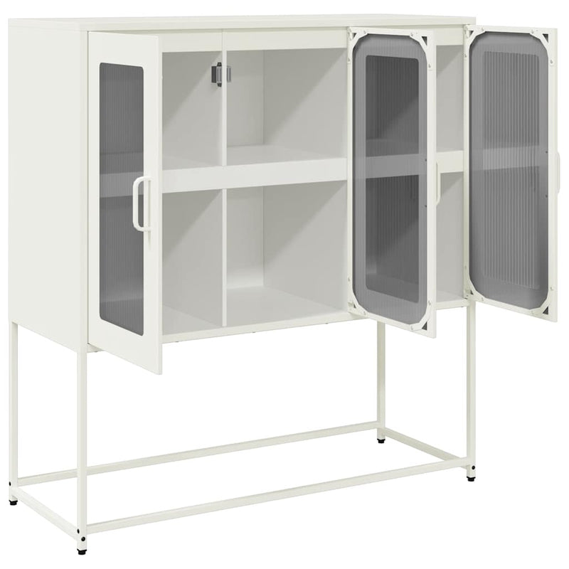 Dressoir 100,5X39X107 Cm Koudgewalst Staal