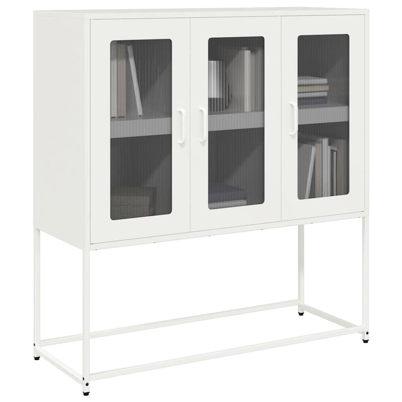 Dressoir 100,5X39X107 Cm Koudgewalst Staal