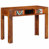 Bureau Met Lade Bruin 100 X 50 X 75 Cm Massief Acaciahout