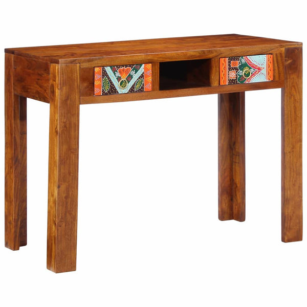 Bureau Met Lade Bruin 100 X 50 X 75 Cm Massief Acaciahout