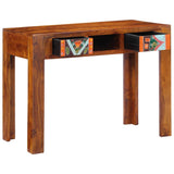 Bureau Met Lade Bruin 100 X 50 X 75 Cm Massief Acaciahout