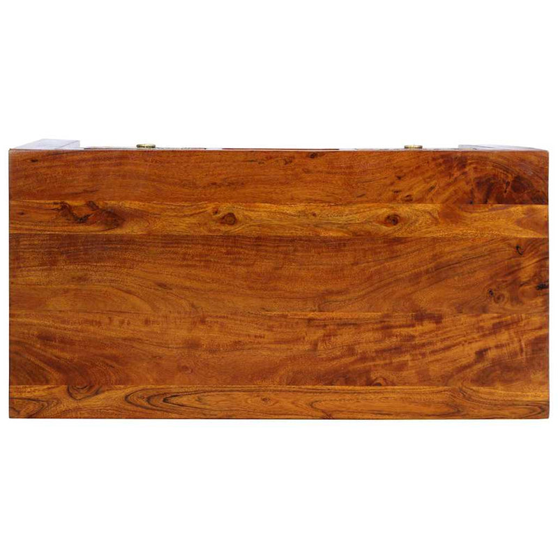 Bureau Met Lade Bruin 100 X 50 X 75 Cm Massief Acaciahout