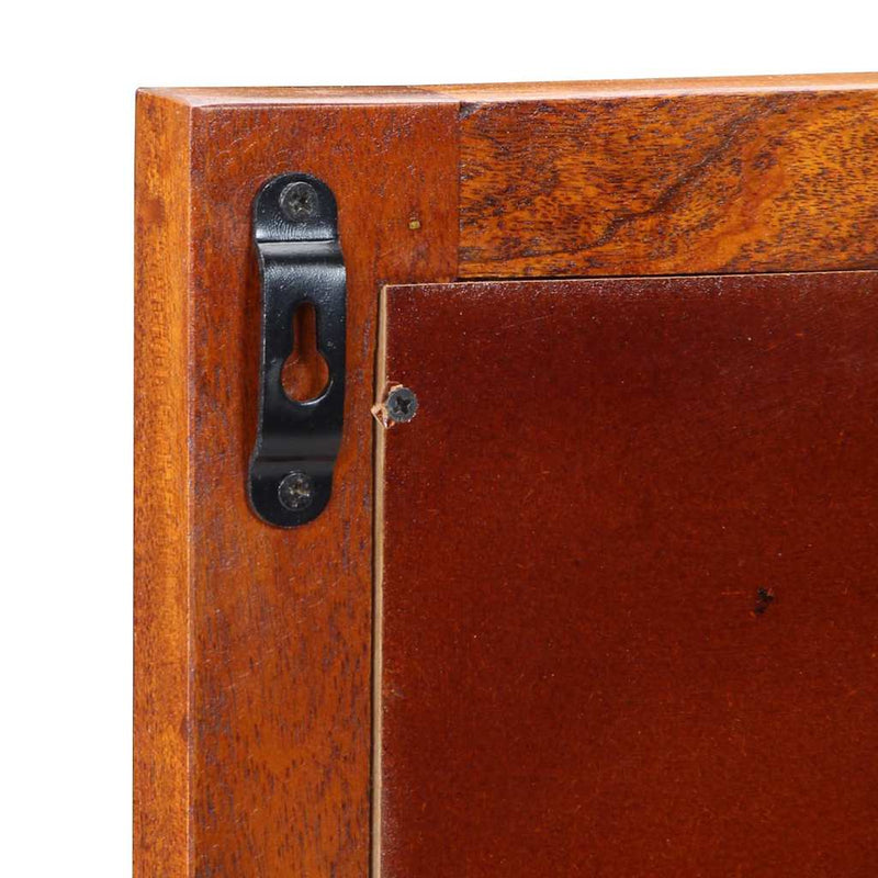 Wandkast Met Lade Bruin 40 X 20 X 50 Cm Massief Acaciahout