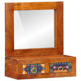 Wandkast Met Lade Bruin 40 X 20 X 50 Cm Massief Acaciahout