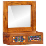 Wandkast Met Lade Bruin 40 X 20 X 50 Cm Massief Acaciahout