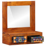 Wandkast Met Lade Bruin 40 X 20 X 50 Cm Massief Acaciahout