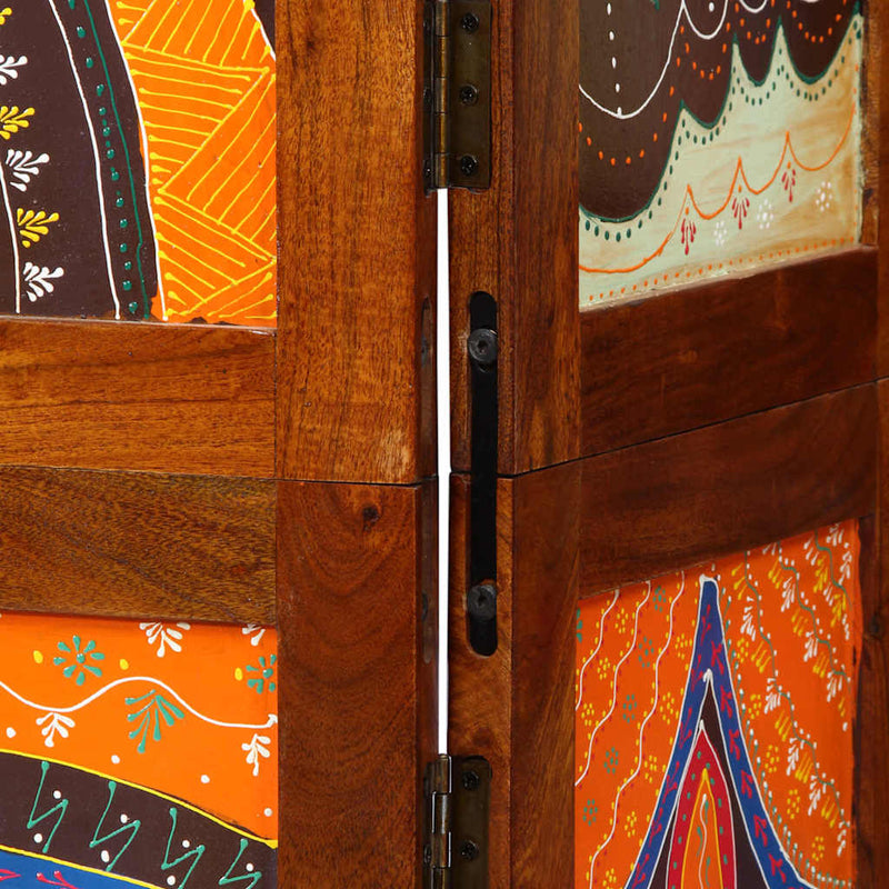 Kamerscherm Bruin 105 X 160 Cm Massief Acaciahout