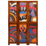 Kamerscherm Bruin 105 X 160 Cm Massief Acaciahout