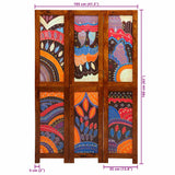 Kamerscherm Bruin 105 X 160 Cm Massief Acaciahout