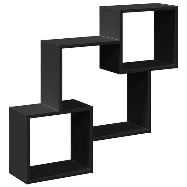 Wandkast 78X18X71 Cm Bewerkt Hout