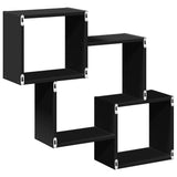 Wandkast 78X18X71 Cm Bewerkt Hout