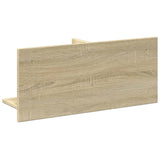 Wandkast 70X16,5X30 Cm Bewerkt Hout Kleurig Sonoma Eiken