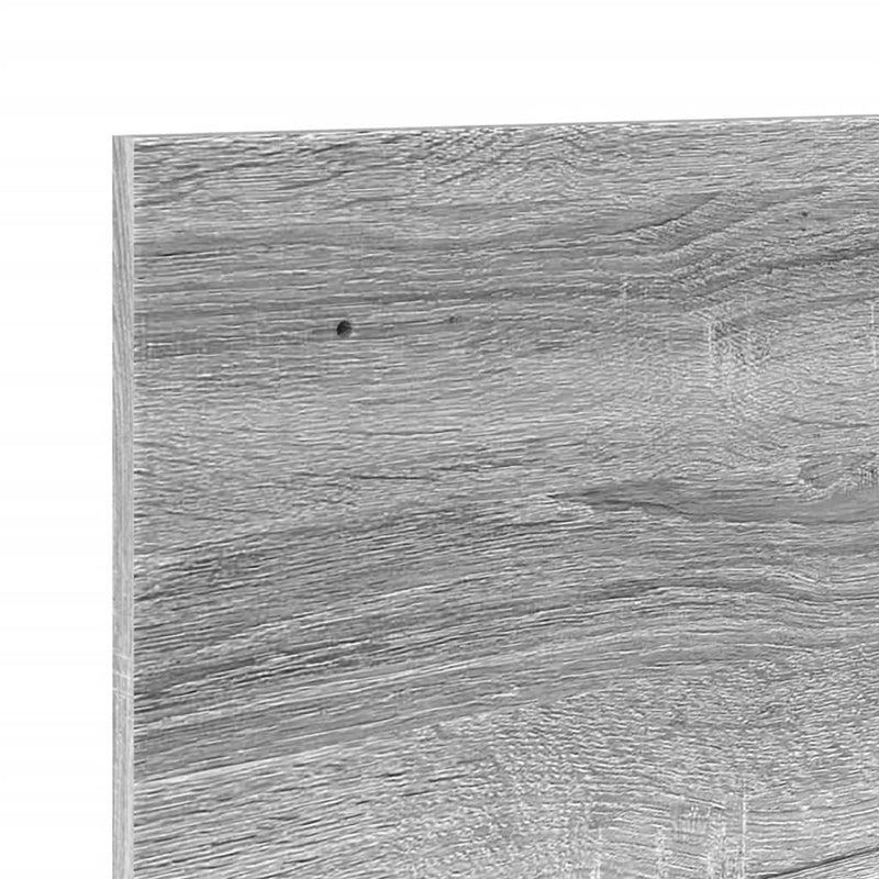 Wandkast 70X16,5X30 Cm Bewerkt Hout Eiken Grijs Sonoma