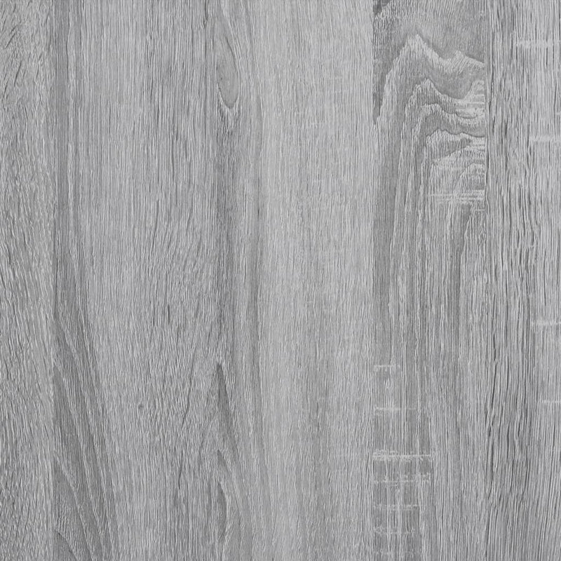 Wandkast 70X16,5X30 Cm Bewerkt Hout Eiken Grijs Sonoma