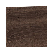 Wandkast 70X16,5X30 Cm Bewerkt Hout Bruin Eikenkleur