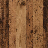 Wandkast 70X16,5X30 Cm Bewerkt Hout Kleurig Oud Hout
