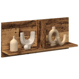Wandkast 70X16,5X30 Cm Bewerkt Hout Kleurig Oud Hout