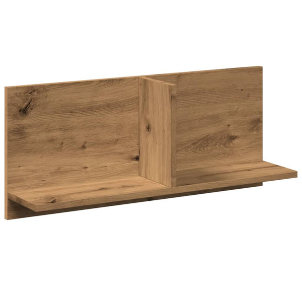 Wandkast 70X16,5X30 Cm Bewerkt Hout Artinsanaal Eikenkleurig Artisanaal Eikenkleurig