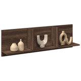 Wandkast 70X16,5X30 Cm Bewerkt Hout Bruin Eikenkleur
