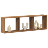 Wandkast Bewerkt Hout Artinsanaal Eikenkleurig Artisanaal Eikenkleurig