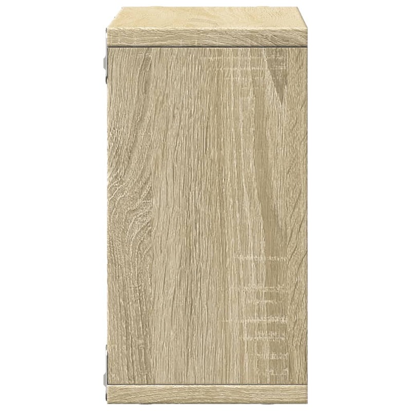 Wandkast Bewerkt Hout Kleurig Sonoma Eiken