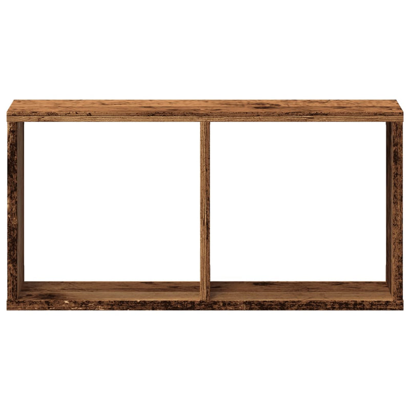 Wandkast Bewerkt Hout Kleurig Oud Hout