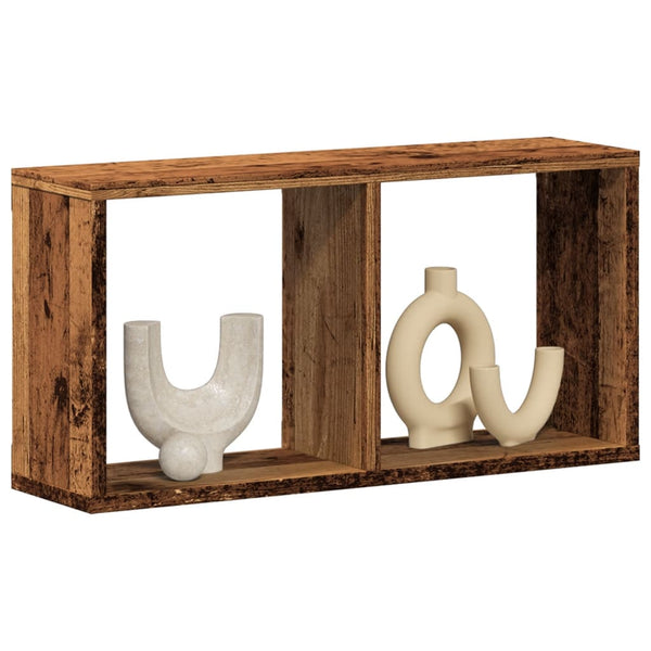 Wandkast Bewerkt Hout Kleurig Oud Hout