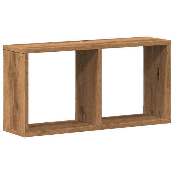 Wandkast Bewerkt Hout Artinsanaal Eikenkleurig Artisanaal Eikenkleurig