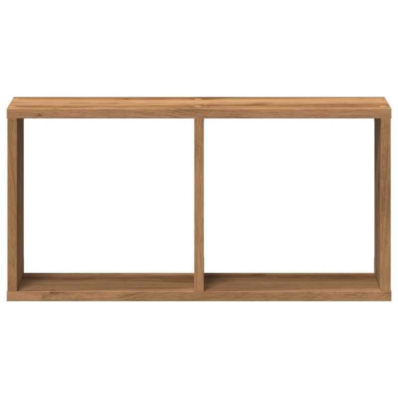 Wandkast Bewerkt Hout Artinsanaal Eikenkleurig Artisanaal Eikenkleurig