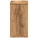 Wandkast Bewerkt Hout Artinsanaal Eikenkleurig Artisanaal Eikenkleurig