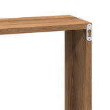 Wandkast Bewerkt Hout Artinsanaal Eikenkleurig Artisanaal Eikenkleurig