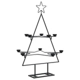 Kerstdecoratie Kerstboom Metaal Zwart Zwart