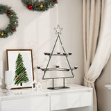 Kerstdecoratie Kerstboom Metaal Zwart Zwart
