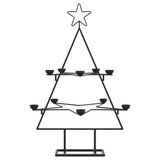 Kerstdecoratie Kerstboom Metaal Zwart Zwart