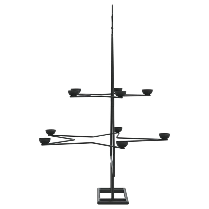 Kerstdecoratie Kerstboom Metaal Zwart Zwart