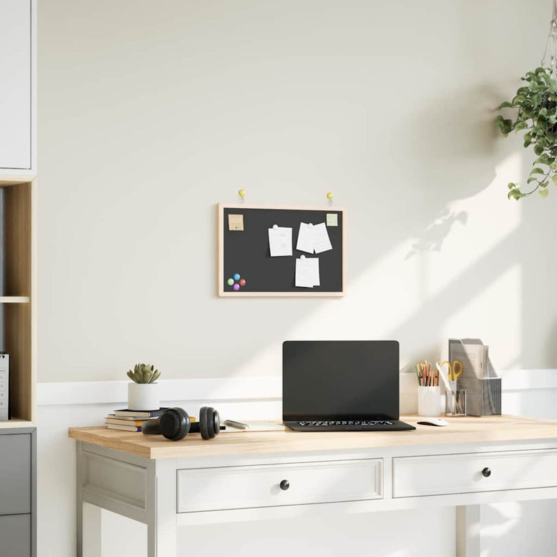 Met Massief Grenenhouten Frame Zwart