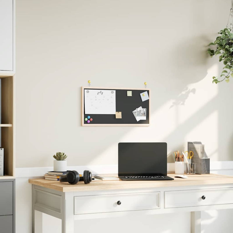 Met Massief Grenenhouten Frame Zwart