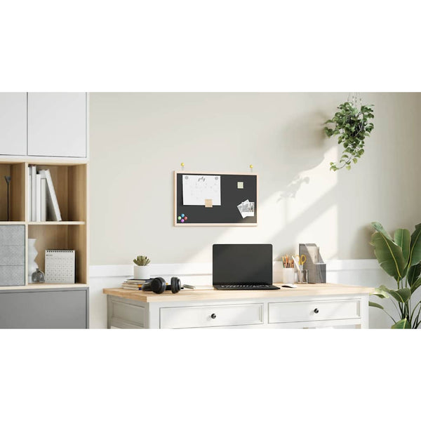 Met Massief Grenenhouten Frame Zwart