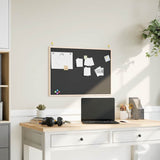 Met Massief Grenenhouten Frame Zwart