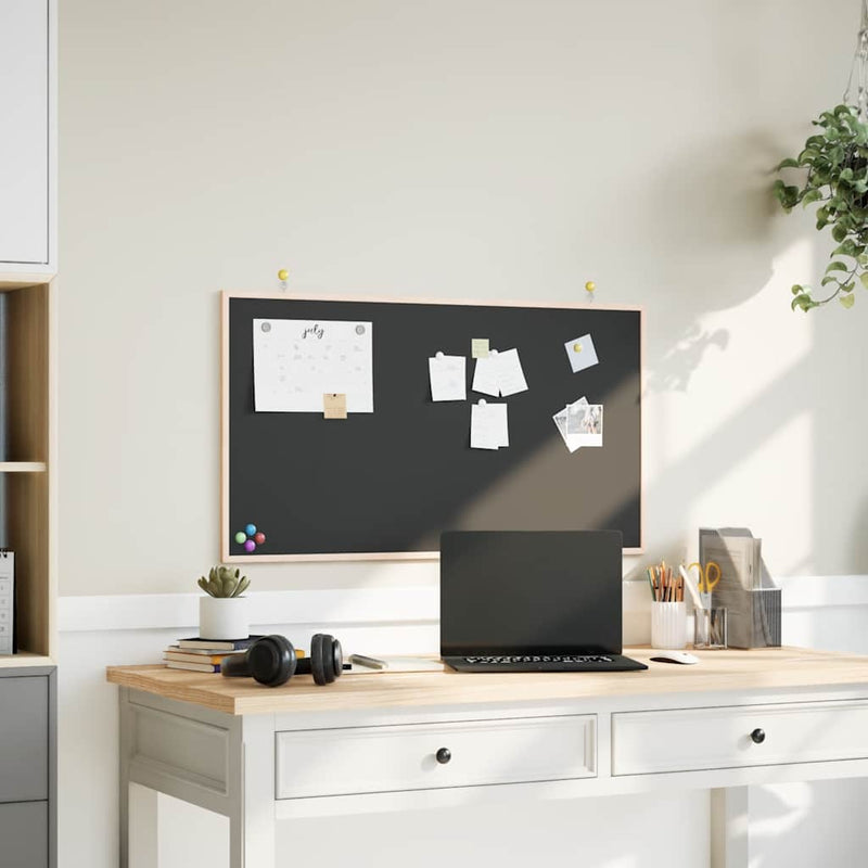 Met Massief Grenenhouten Frame Zwart