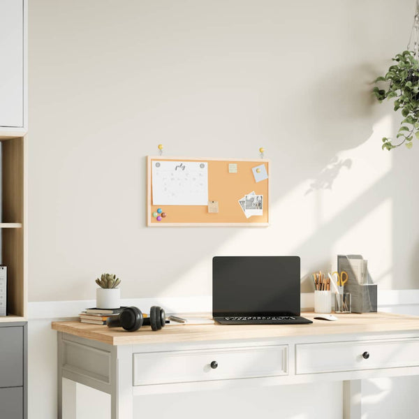 Bord In Kurk Met Massief Grenenhouten Frame