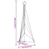Led-Kerstboom 363 Leds Warm Wit 182 Cm Warmwit