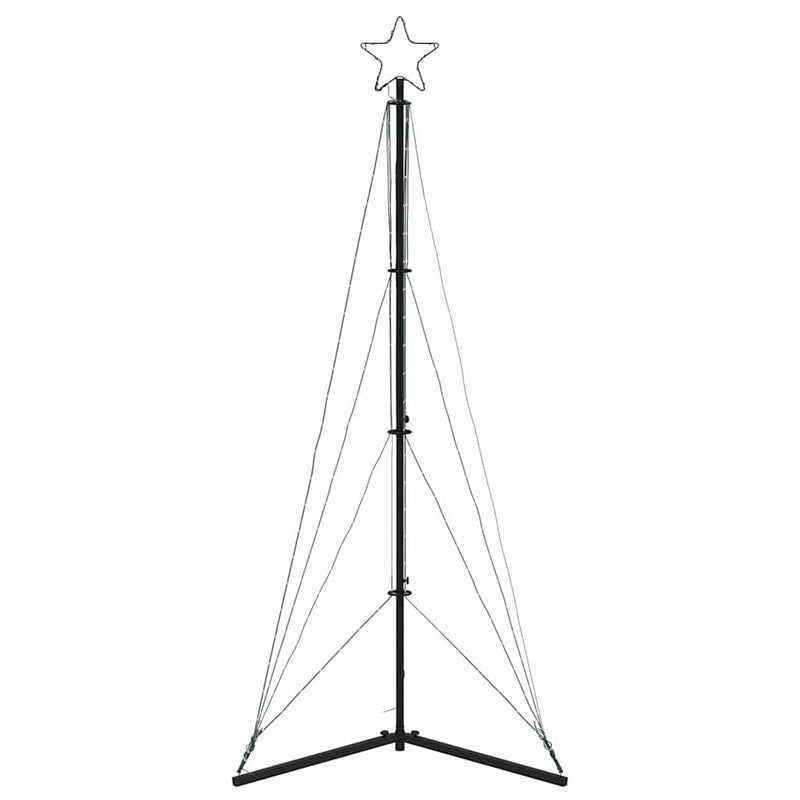 Led-Kerstboom 363 Leds Kleurrijk 182 Cm Multikleur