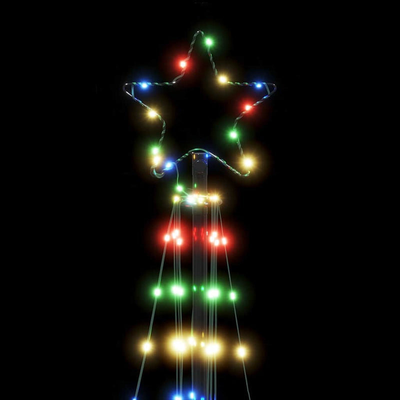 Led-Kerstboom 363 Leds Kleurrijk 182 Cm Multikleur