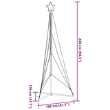 Led-Kerstboom 483 Leds Koud Wit Koudwit