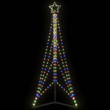 Led-Kerstboom 363 Leds Kleurrijk 182 Cm Multikleur