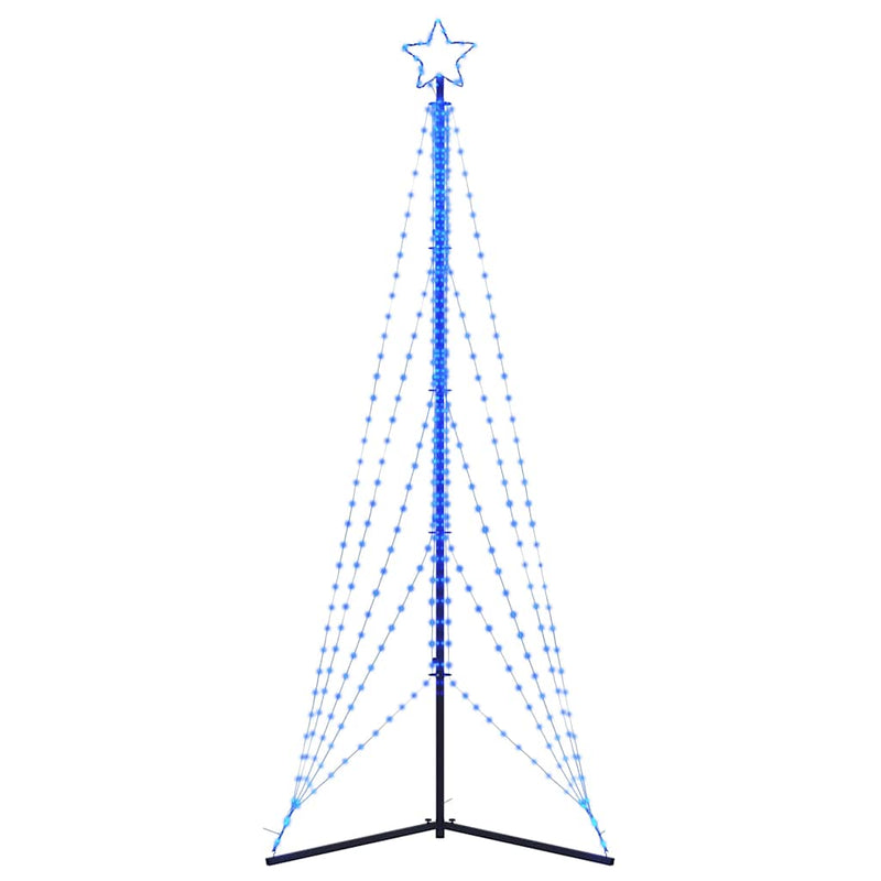 Led-Kerstboom 525 Leds 302 Cm Blauw